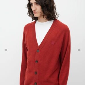 Acne Vibrant Red Women's Cardigan